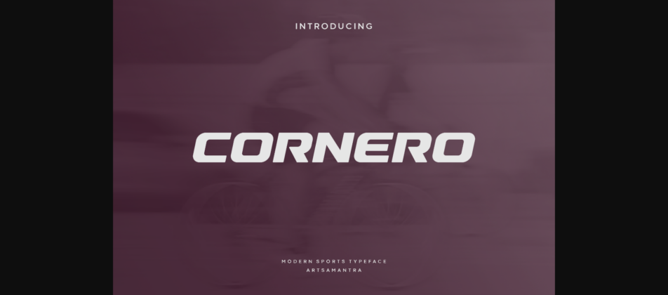 Cornero Font Poster 3