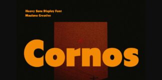 Cornos Font Poster 1