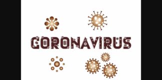 Coronavirus Font Poster 1