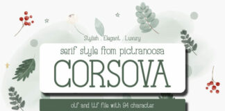 Corsova Fonts