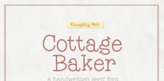 Cottage Baker Fonts