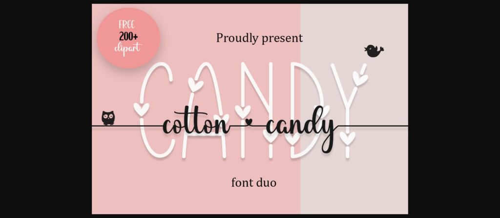 Cotton Candy Font Poster 3