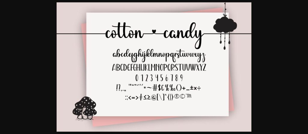 Cotton Candy Font Poster 4