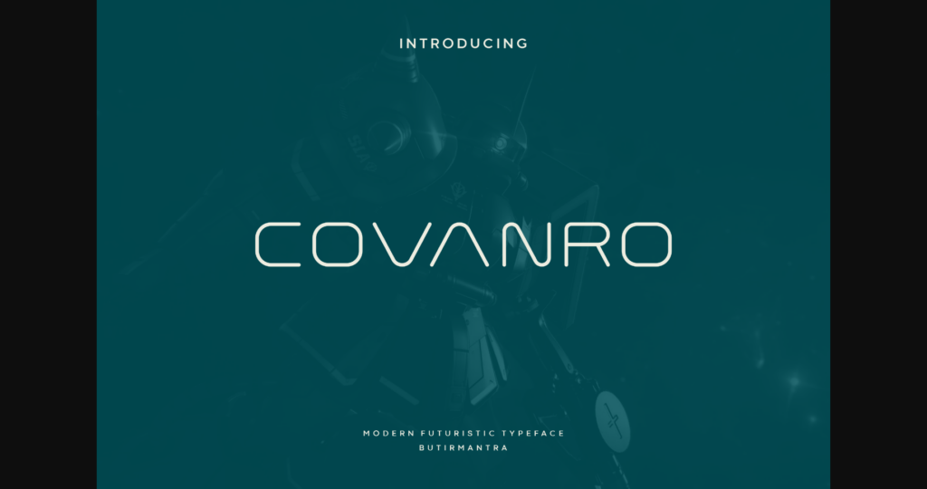 Covanro Font Poster 3