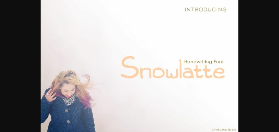 Snowlatte Font Poster 3