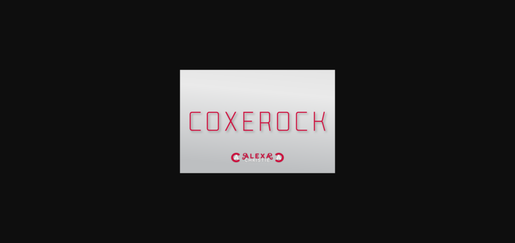 Coxerock Font Poster 3