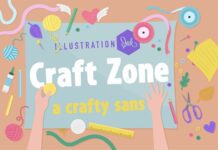 Craft Zone Font Poster 1