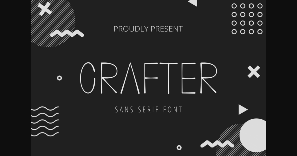 Crafter Font Poster 1