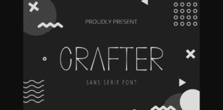 Crafter Font Poster 1