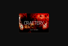 Craftery Light Font Poster 1