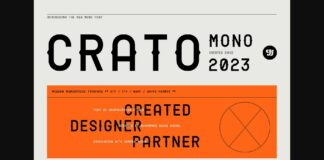 Crato Mono Font Poster 1