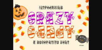 Crazy Candy Font Poster 1