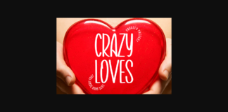 Crazy Loves Font Poster 1