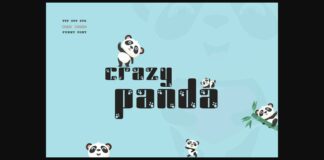 Crazy Panda Font Poster 1