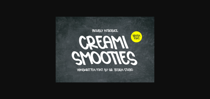 Creami Smooties Font Poster 3