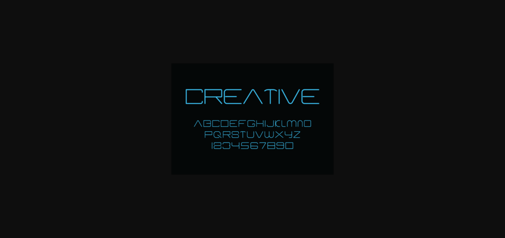 Creative Font Poster 3