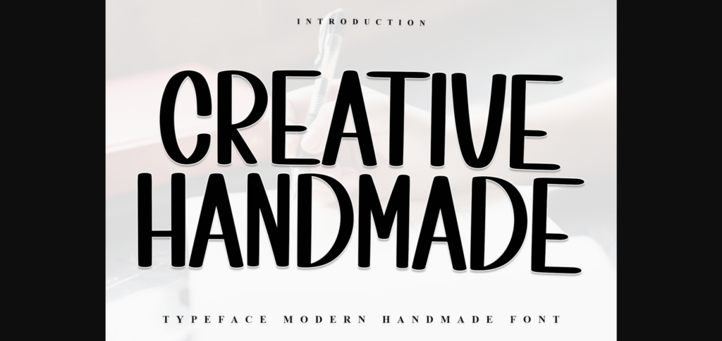 Creative Handmade Font Poster 3