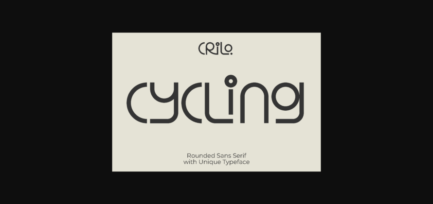 Crilo Font Poster 6