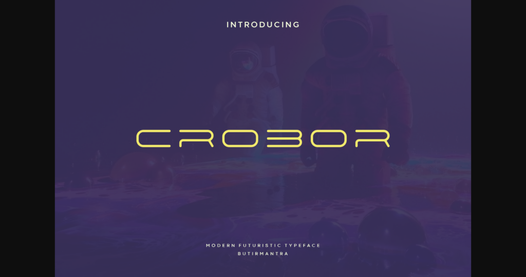 Crobor Font Poster 3