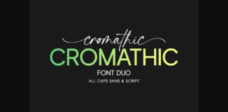 Cromathic Font Poster 1