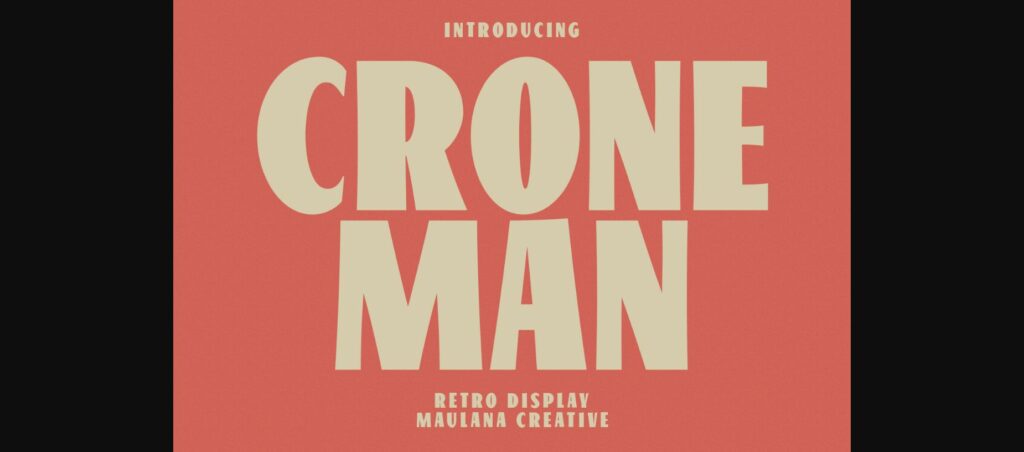 Croneman Font Poster 3