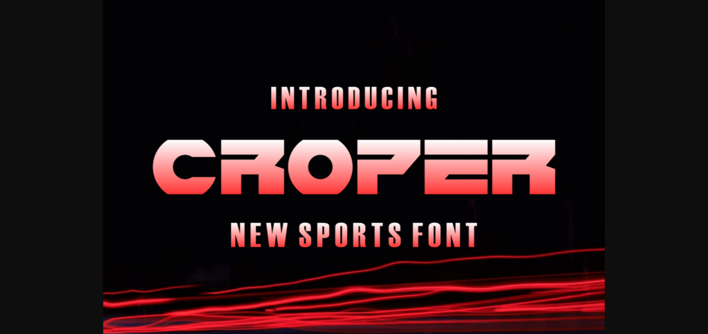 Croper Font Poster 1