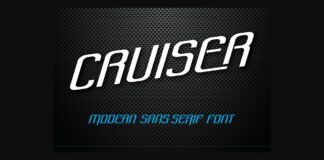 Cruiser Font Poster 1