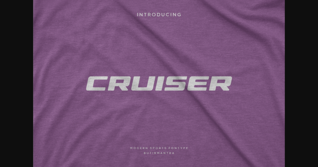 Cruiser Font Poster 3