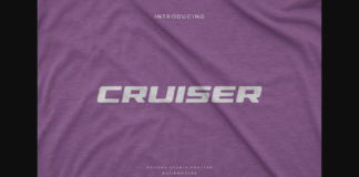 Cruiser Font Poster 1