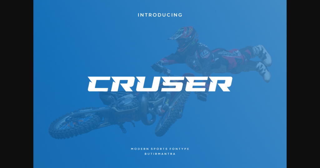 Cruser Font Poster 3