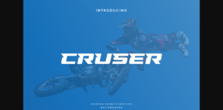 Cruser Font Poster 1