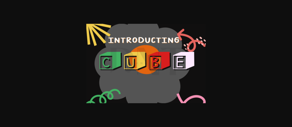 Cube Font Poster 1