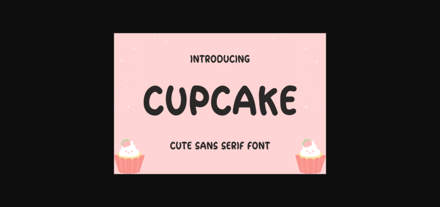 Cupcake Font Poster 1