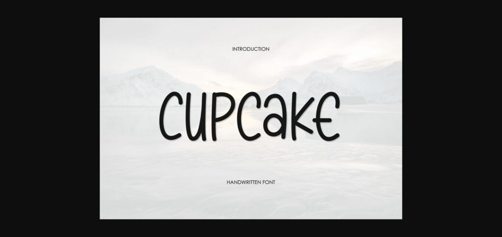 Cupcake Font Poster 3