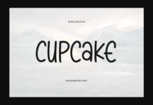 Cupcake Font Poster 1