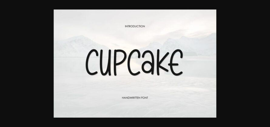 Cupcake Font Poster 1