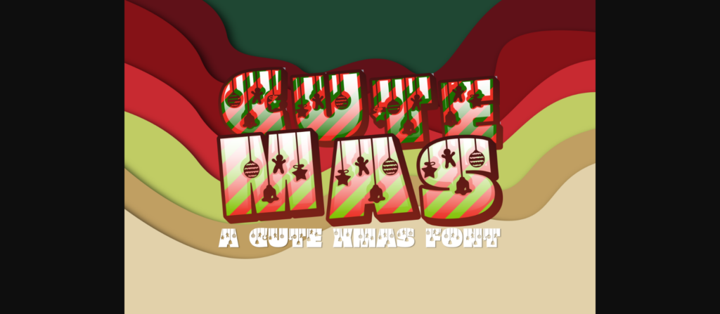 Cutemas Font Poster 3