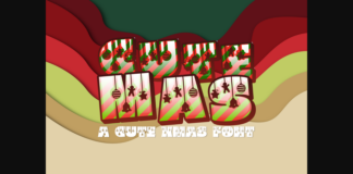 Cutemas Font Poster 1