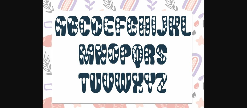 Cutie Pie Font Poster 7