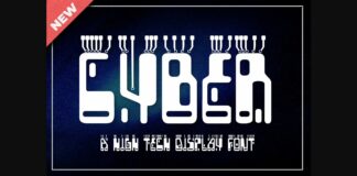 Cyber Font Poster 1
