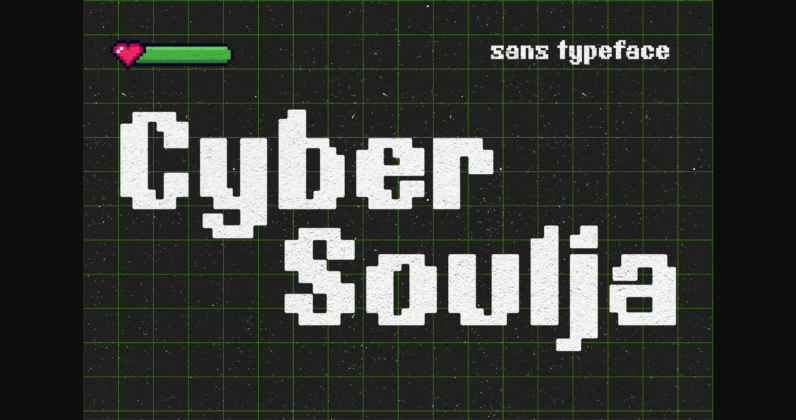 Cyber Soulja Font Poster 3