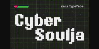 Cyber Soulja Font Poster 1