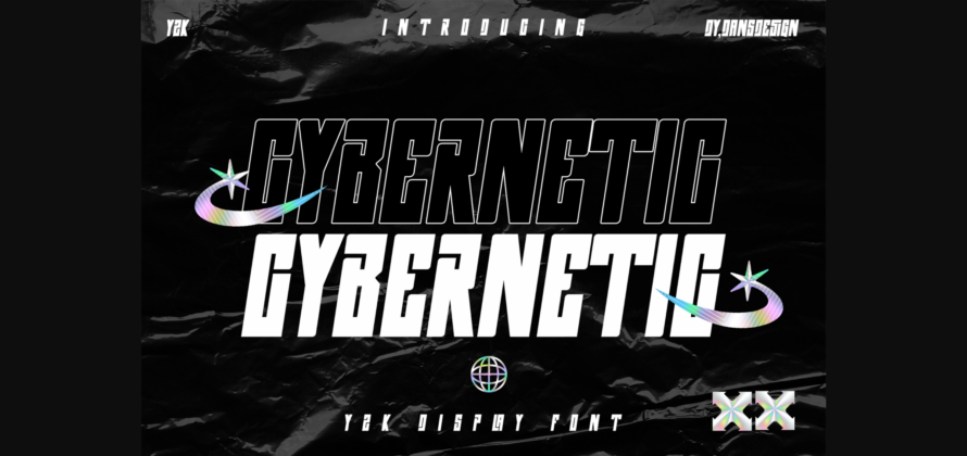 Cybernetic Font Poster 1