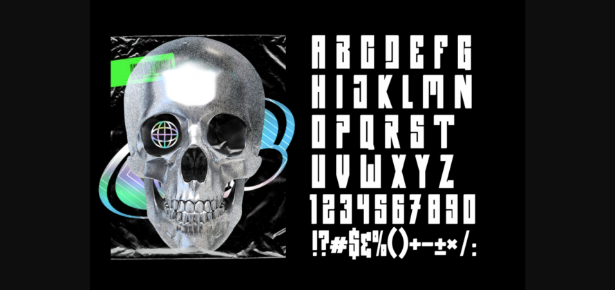 Cybernetic Font Poster 4