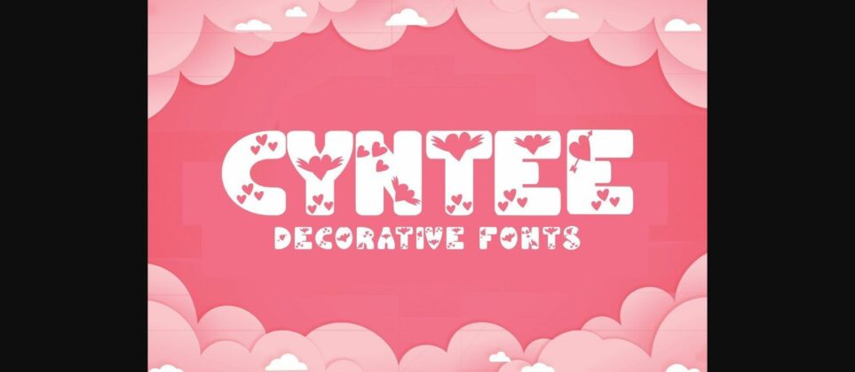 Cyntee Font Poster 3