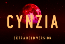 Cynzia Extra Bold Fonts