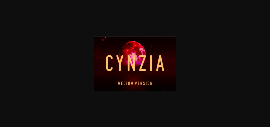 Cynzia Medium Font Poster 3