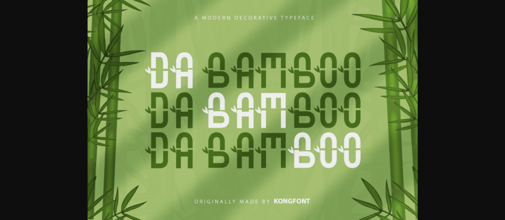 Da Bamboo Font Poster 3