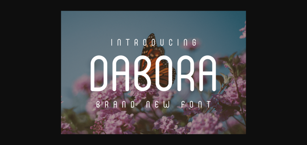 Dabora Font Poster 3