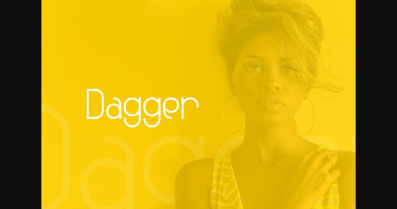 Dagger Font Poster 3